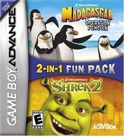 2 In 1 - Shrek 2 & Madagascar Operation Penguin ROM