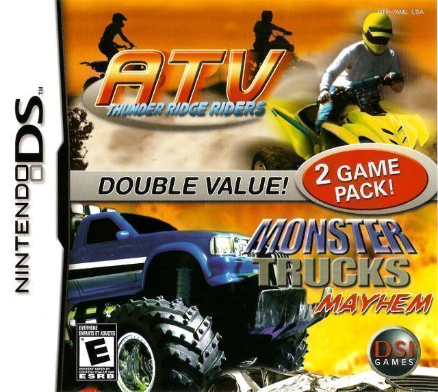 1451 - ATV Thunder Ridge Riders + Monster Trucks Mayhem (2 Game Pack)