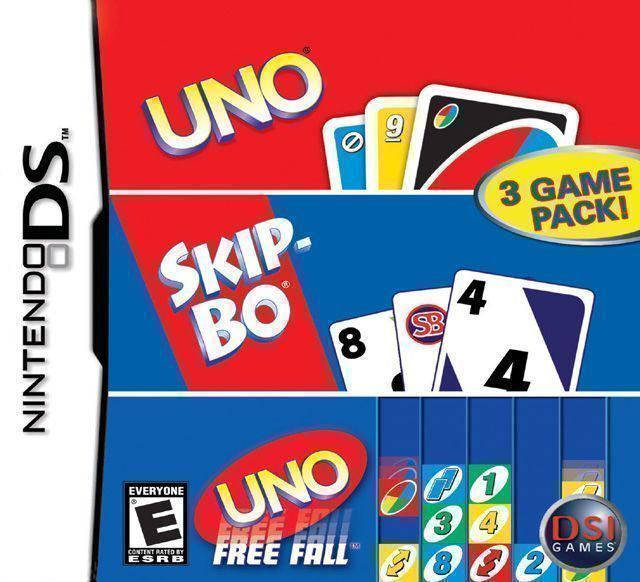 0685 - Uno - Skip-Bo - Uno Free Fall (3 Game Pack) (Sir VG)