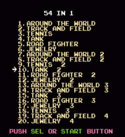 54-in-1 (Game Star - GK-54) ROM