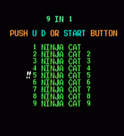9-in-1 - Ninja Cat (Cattou Ninden Teyandee) ROM
