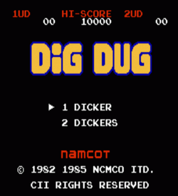 Dick Dug (Dig Dug Hack) ROM