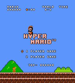 Hyper Mario (SMB1 Hack) [a2] ROM