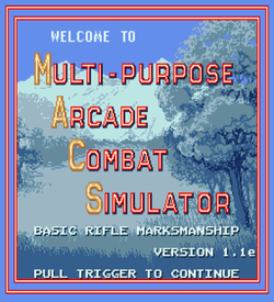 M.A.C.S. Basic Rifle Simulator ROM