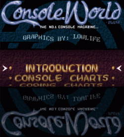 Console World - Feb. '94 Charts (PD) ROM