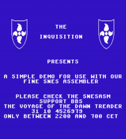 Inquisition, The - Simple Demo (PD) ROM