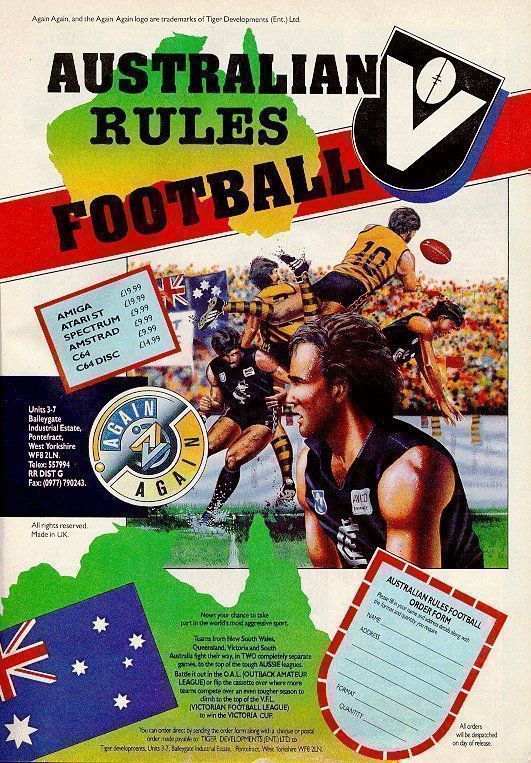 Australian Rules Football - The Victorian Football League (1989)(Alternative Software)[48-128K][re-release]