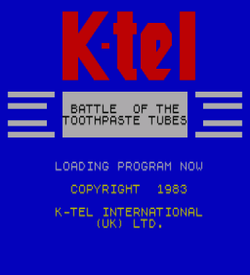 Battle Of The Toothpaste Tubes (1983)(K-Tel Productions) ROM