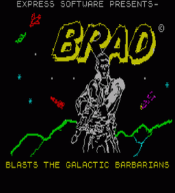 Brad Blasts The Galactic Barbarians (1983)(Express Software) ROM