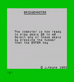 Bridge Player (1983)(CP Software) ROM