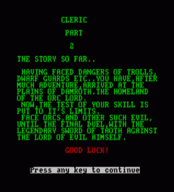 Clerics Quest (1989)(Global Games)(Side B) ROM