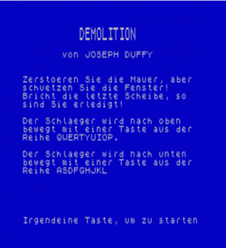 Demolition (1984)(Dorling Kindersley Software)(de) ROM