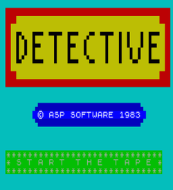 Detective (1983)(Forward Software)[re-release] ROM