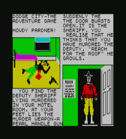 Dodge City - Adventure Game (1983)(Phoenix Software) ROM