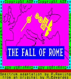 Fall Of Rome, The (1984)(ASP Software) ROM