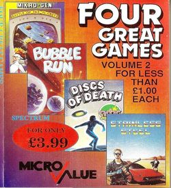 Four Great Games Volume 2 - Discs Of Death (1988)(Micro Value) ROM
