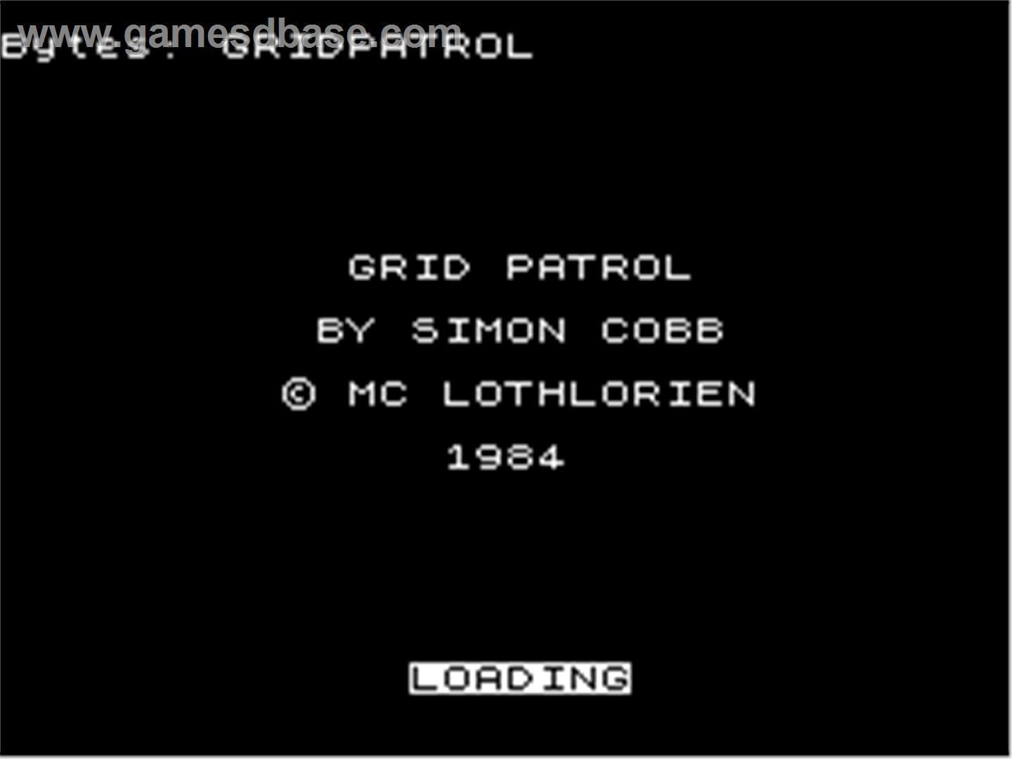 Grid Patrol (1984)(MC Lothlorien)[a]