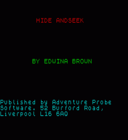 Hide And Seek (1997)(Zenobi Software)[re-release] ROM