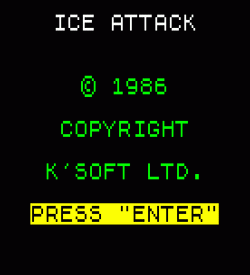 Ice Attack (1986)(K'Soft)[a] ROM