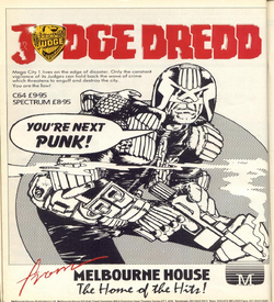 Judge Dredd (1987)(Melbourne House)[a] ROM