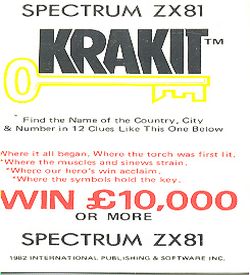 Krakit (1982)(Artic Computing)[16K] ROM