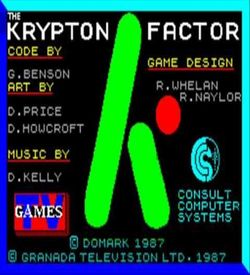Krypton Factor, The (1987)(TV Games)[a] ROM