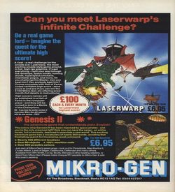 Laserwarp (1983)(Mikro-Gen) ROM