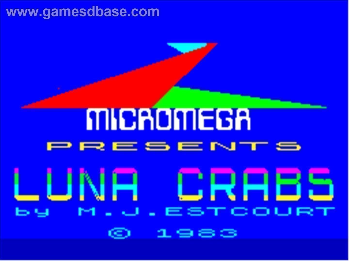 Luna Crabs (1983)(Micromega)[a][16K]