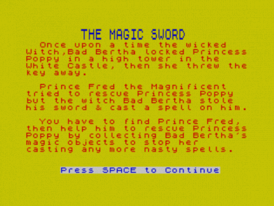 Magic Sword, The (1984)(Database Publications)