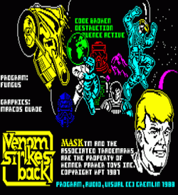 Mask III - Venom Strikes Back (1988)(Gremlin Graphics Software)[a][128K] ROM