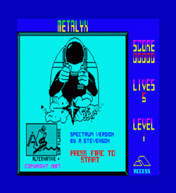 Metalyx (1987)(Alternative Software) ROM