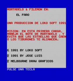 Mortadelo Y Filemon En El Faro (1991)(LOKOsoft)(ES) ROM