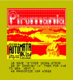 Piromania (1984)(Automata UK)[a] ROM