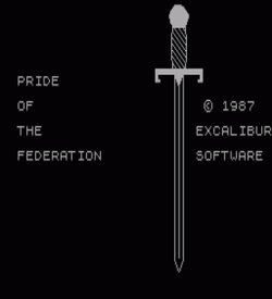 Pride Of The Federation (1987)(Excalibur Software) ROM