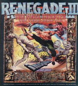 Renegade III - The Final Chapter (1989)(Imagine Software)[48-128K][SpeedLock 4] ROM