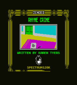 Rhyme Cryme (1996)(Zenobi Software)[128K] ROM