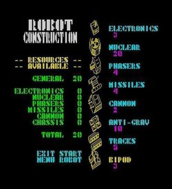 Robotics (1984)(Ocean)[16K][aka Frenzy] ROM