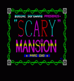 Scary Mansion (1987)(Delbert The Hamster Software)(Side A)[re-release] ROM
