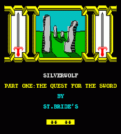 Silverwolf - Part 1 - Quest For The Sword (1992)(Zenobi Software) ROM