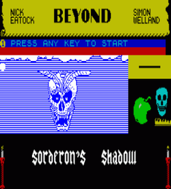 Sorderon's Shadow (1985)(Beyond Software)[a] ROM