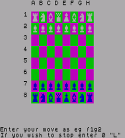 Spectrum Chess (1982)(Paxman Promotions)[re-release] ROM