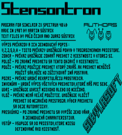 Stensontron (1987)(Sybilasoft)(sk)[a] ROM