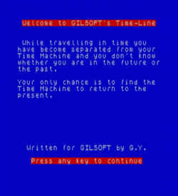 Time-Line (1983)(Gilsoft International)[16K] ROM