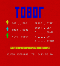 Tobor (1982)(Profisoft)[re-release] ROM