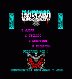 Underground (1988)(System 4)(ES)[a] ROM