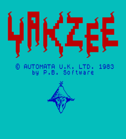 Yakzee! (1983)(Automata UK) ROM